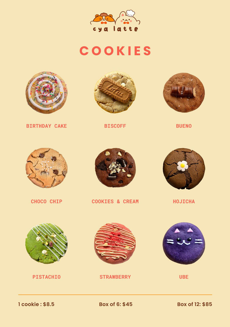 Cookie menu Cookie menu